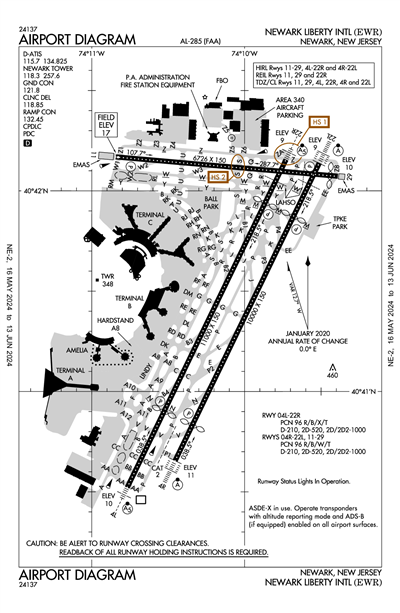 NEWARK LIBERTY INTL - Airport Diagram