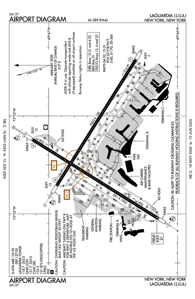 LAGUARDIA - Airport Diagram