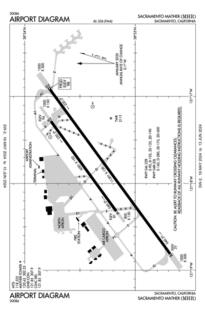 SACRAMENTO MATHER - Airport Diagram