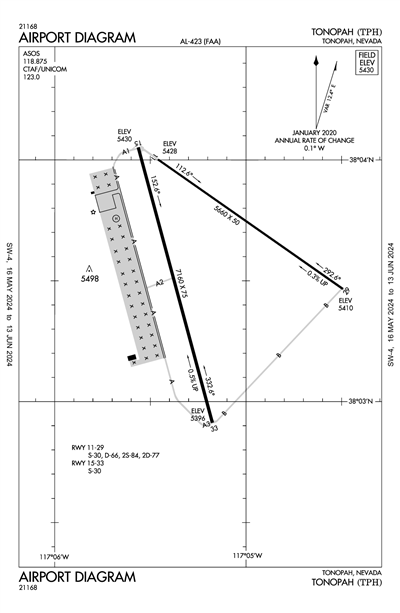 TONOPAH - Airport Diagram