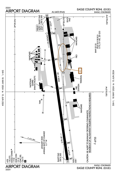 EAGLE COUNTY RGNL - Airport Diagram