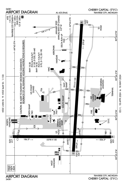 CHERRY CAPITAL - Airport Diagram