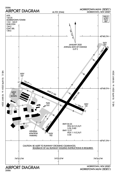 MORRISTOWN MUNI - Airport Diagram