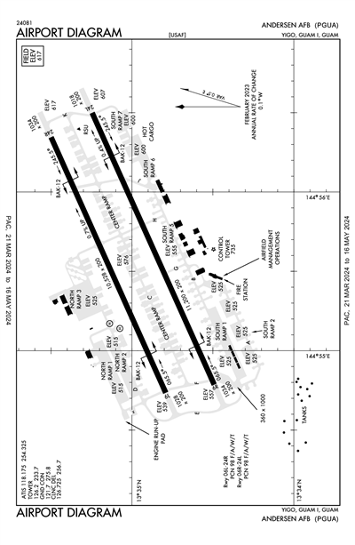 ANDERSEN AFB - Airport Diagram