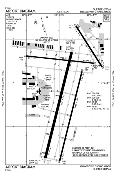 DUPAGE - Airport Diagram