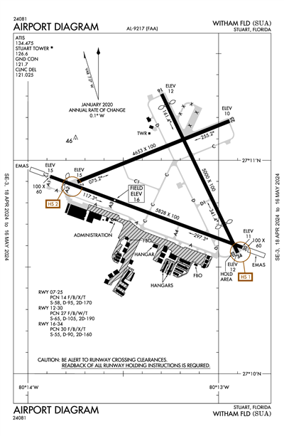 WITHAM FLD - Airport Diagram