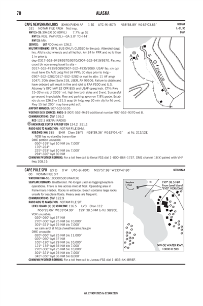 CAPE NEWENHAM LRRS - Airport Diagram