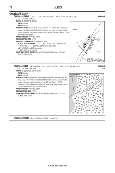CHANDALAR LAKE - Airport Diagram