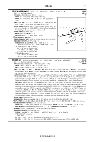 GRIFFITH-MERRILLVILLE - Airport Diagram