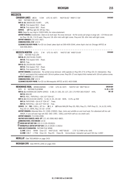 CANADIAN LAKES - Airport Diagram