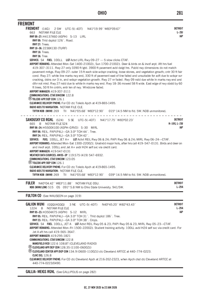 SANDUSKY COUNTY RGNL - Airport Diagram