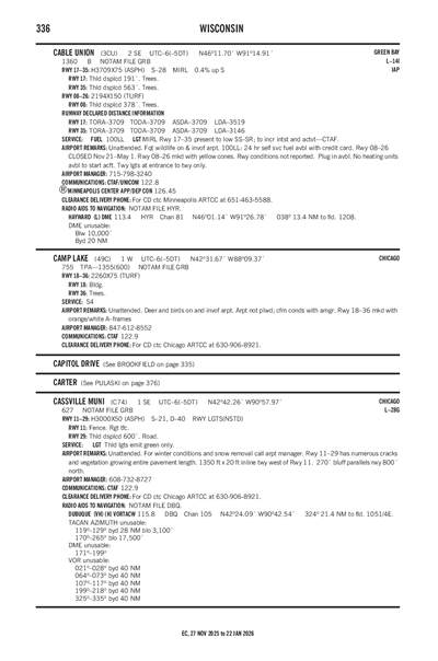 CASSVILLE MUNI - Airport Diagram