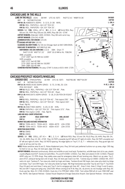 LAKE IN THE HILLS - Airport Diagram