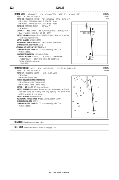 MEDICINE LODGE - Airport Diagram