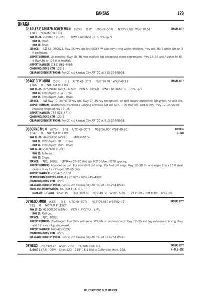 OSAGE CITY MUNI - Airport Diagram