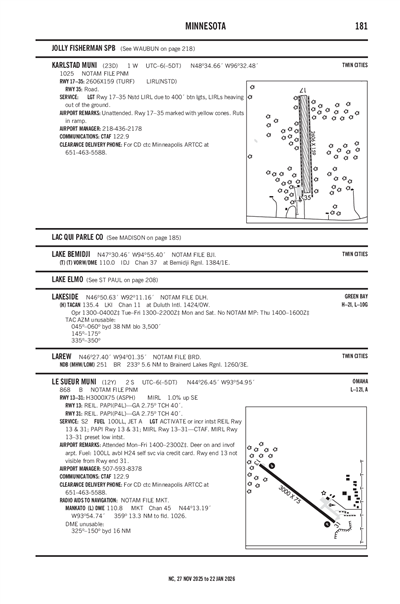 LE SUEUR MUNI - Airport Diagram