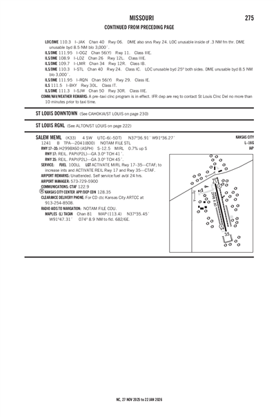 SALEM MEML - Airport Diagram
