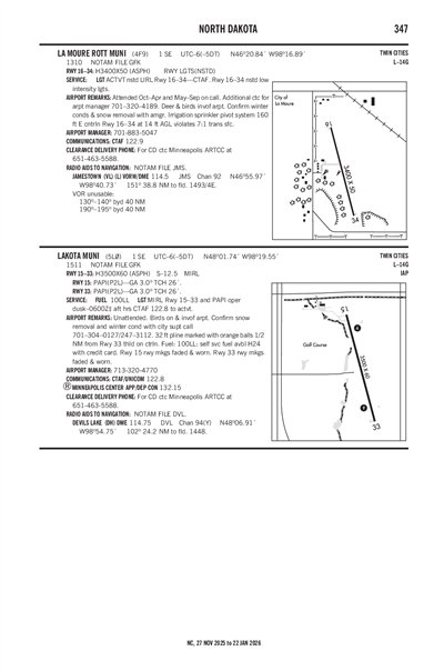LA MOURE ROTT MUNI - Airport Diagram
