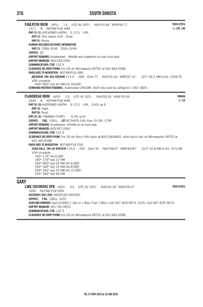 LAKE COCHRANE - Airport Diagram