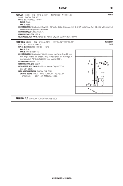 FREDONIA - Airport Diagram