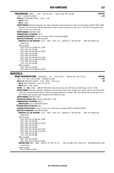 MOUNT WASHINGTON RGNL - Airport Diagram