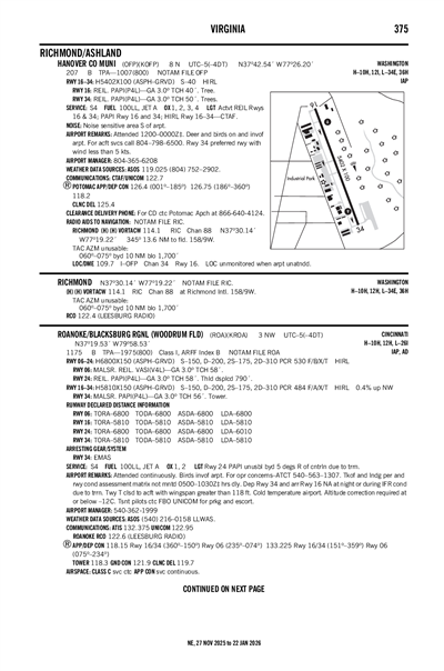 HANOVER COUNTY MUNI - Airport Diagram