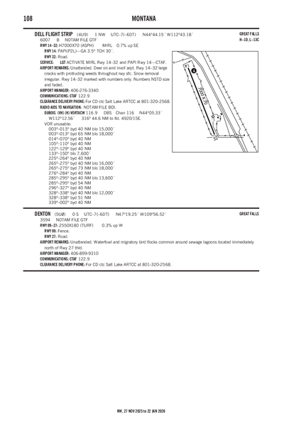 DELL FLIGHT STRIP - Airport Diagram