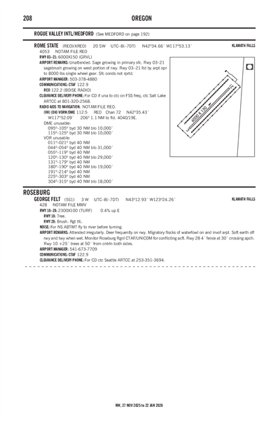ROME STATE - Airport Diagram