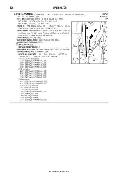 CHEHALIS-CENTRALIA - Airport Diagram
