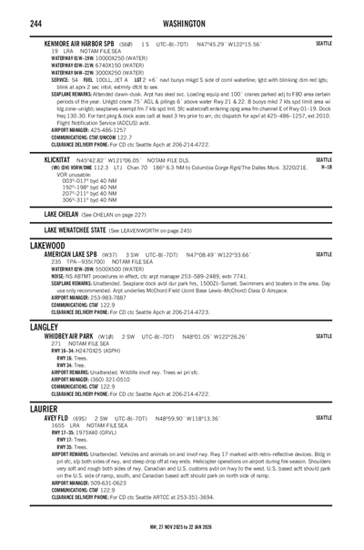 KENMORE AIR HARBOR - Airport Diagram