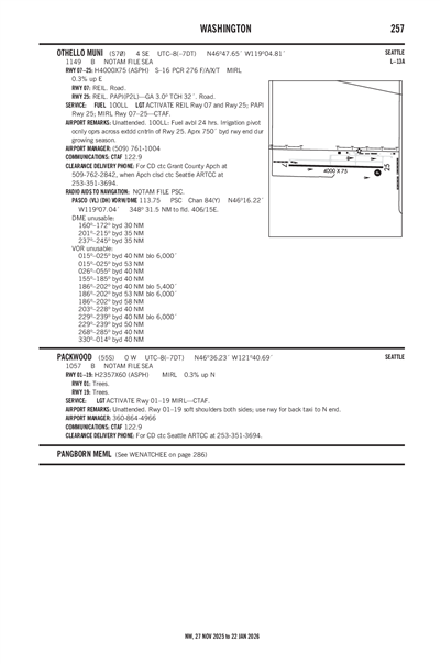 OTHELLO MUNI - Airport Diagram