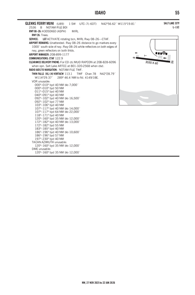 GLENNS FERRY MUNI - Airport Diagram