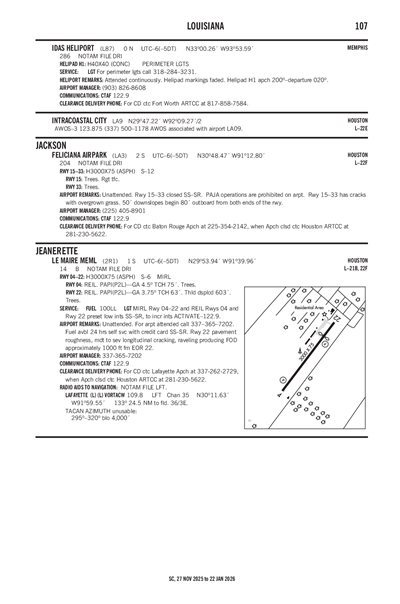 FELICIANA AIRPARK - Airport Diagram