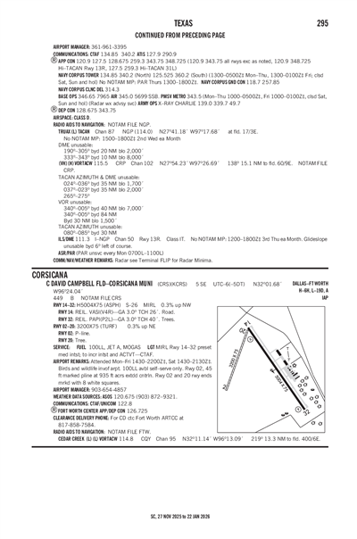 C DAVID CAMPBELL FLD-CORSICANA MUNI - Airport Diagram