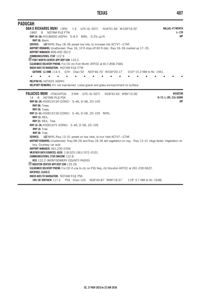 PALACIOS MUNI - Airport Diagram