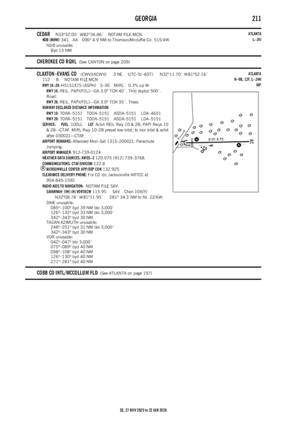 CLAXTON-EVANS COUNTY - Airport Diagram