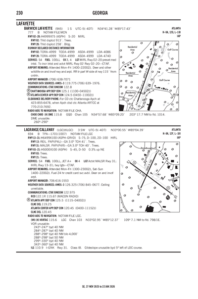 BARWICK LAFAYETTE - Airport Diagram