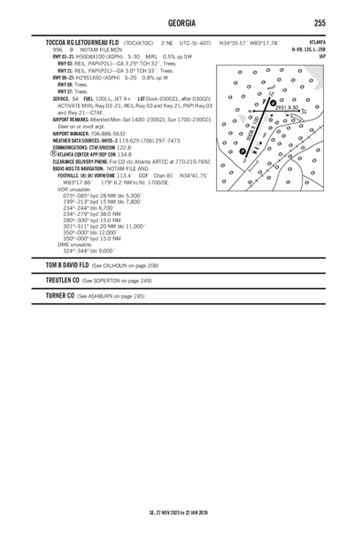 TOCCOA RG LETOURNEAU FLD - Airport Diagram