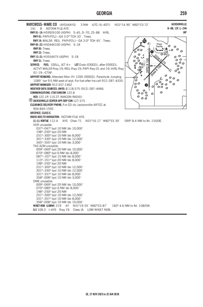 WAYCROSS-WARE COUNTY - Airport Diagram