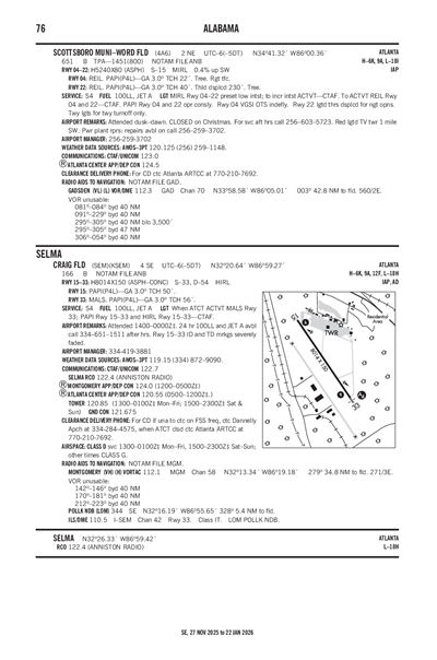 SCOTTSBORO MUNI-WORD FLD - Airport Diagram
