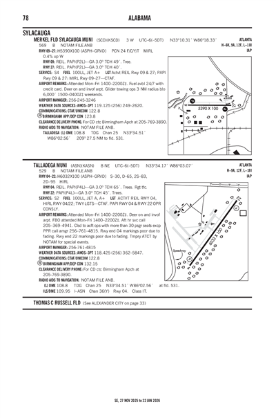 MERKEL FLD SYLACAUGA MUNI - Airport Diagram