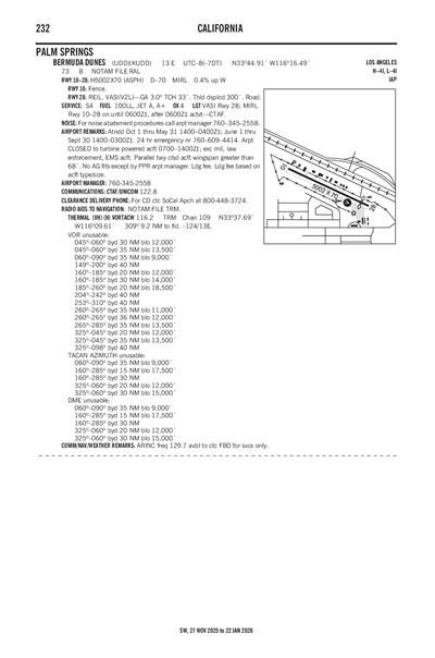BERMUDA DUNES - Airport Diagram