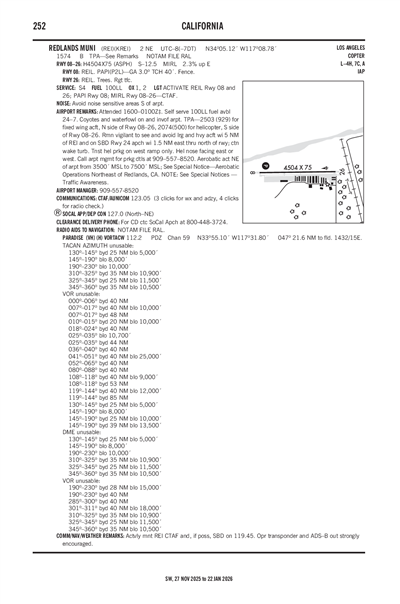 REDLANDS MUNI - Airport Diagram