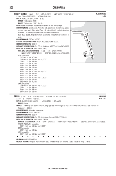 TRINITY CENTER - Airport Diagram
