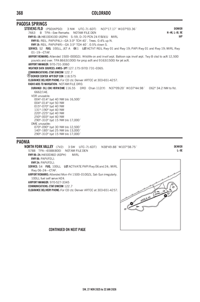 STEVENS FLD - Airport Diagram