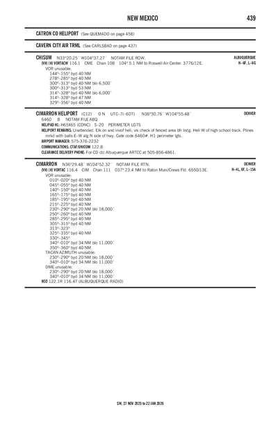 CIMARRON - Airport Diagram