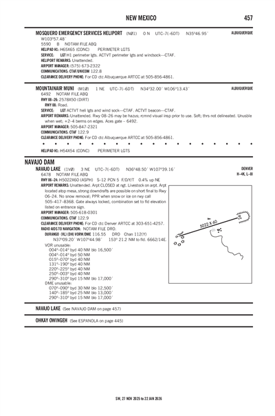 NAVAJO LAKE - Airport Diagram