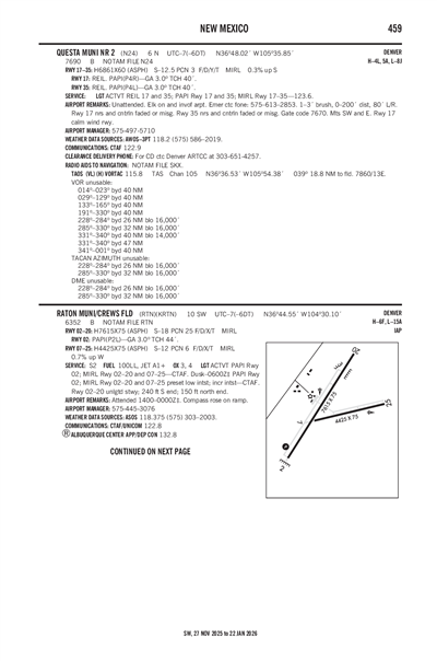 RATON MUNI/CREWS FLD - Airport Diagram