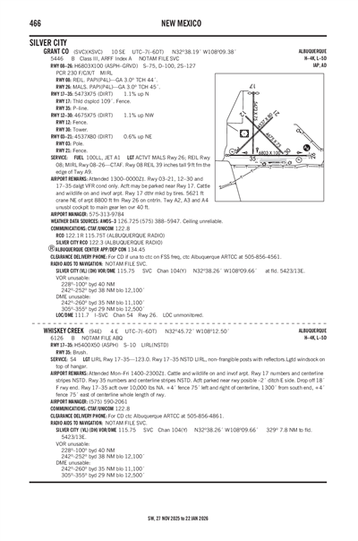 WHISKEY CREEK - Airport Diagram