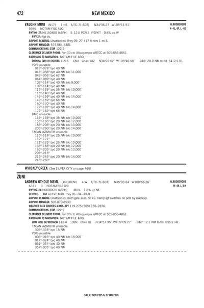 ANDREW OTHOLE MEML - Airport Diagram
